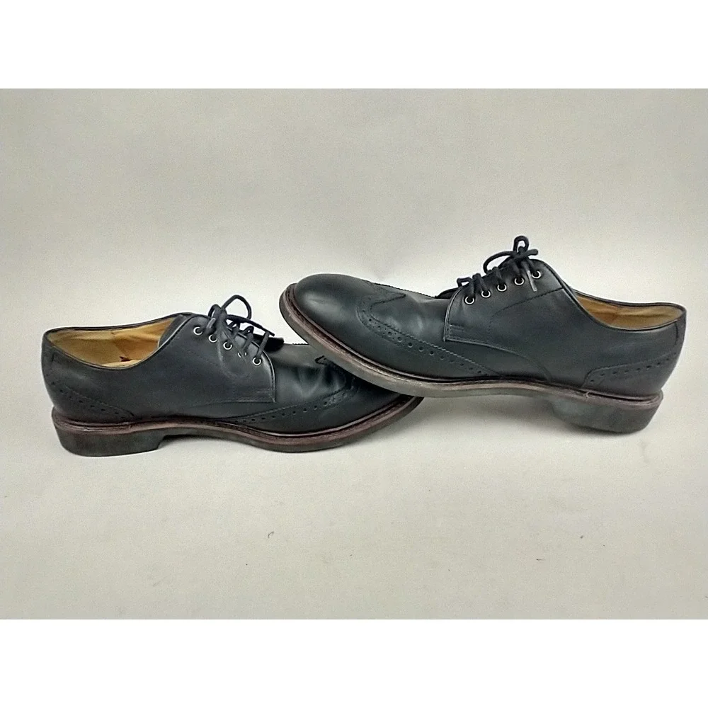 Cole‎ Haan Williams Wingtip Oxford Black Leather Dress Shoes Mens 10.5M C12198